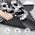 thumbnail image 3 of Sikiie Psychedelic Skull Illusion Art Car Foot Mat Set of 4 Pieces Basics Universal Fit Rubber Carpet Floor Mats For Car SUV Van & Truck, 26.8"L x 17.3"W (Front), 13"L x 17.3"W(Rear), 3 of 6