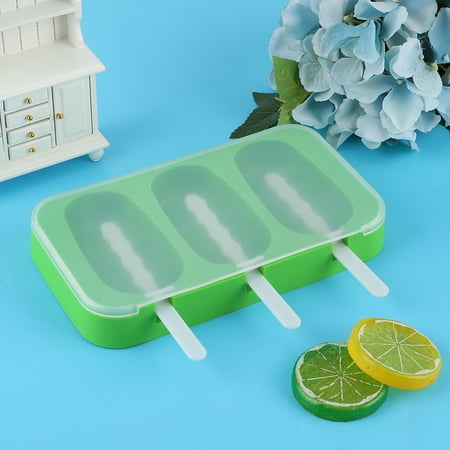 

Spptty Ice Cream Maker Silicone Ice Cream DIY Homeâmade Ice Bar Maker Mould With Lid Kitchen Supplies Ice Bar Maker