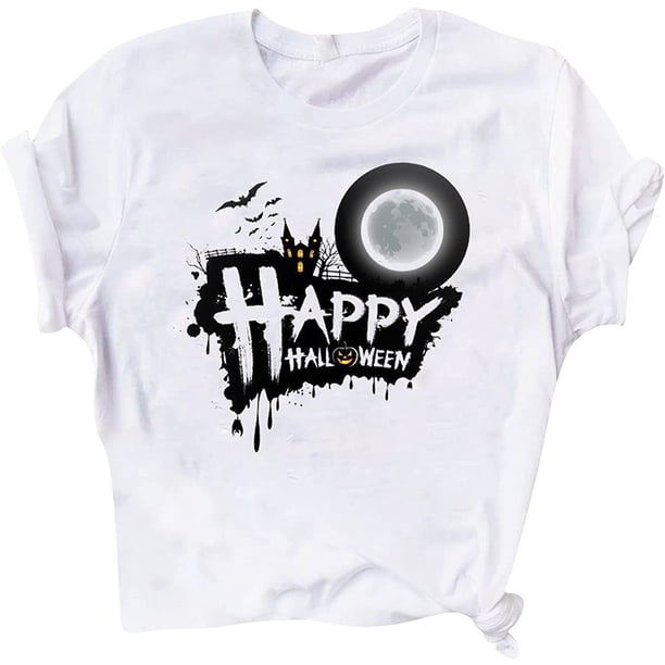 Moda para adultos, manga corta, cuello redondo, estampado, blusa informal, camiseta, tops, camisa Pompotops hkajfhjk457033