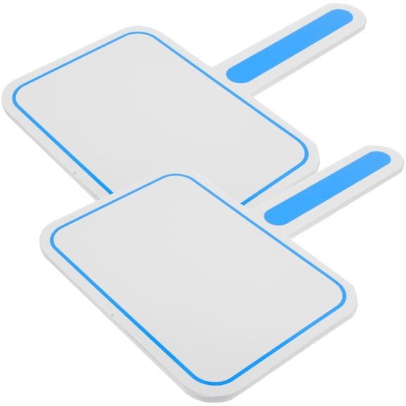 WRISTBIQUE 2-Pack Small Dry Erase Whiteboards, Multipurpose Handheld Boards for Scoring, Voting, Writing and Drawing