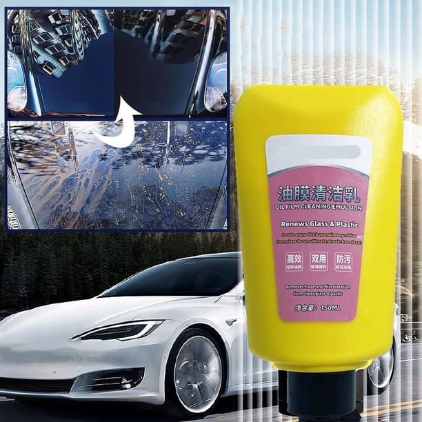 XWSHYW Accesorios para Interior Del Coche Loción Limpiadora de Película de Aceite para Automóvil, Eliminada Película de Aceite para Parabrisas, Limpiador de Película de Aceite, Limpiador de Vidrios,