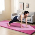 thumbnail image 4 of Gymax Gymnastics Gym Mat 4-Panel Folding Lightweight Gymnastics Tumbling Mat w/ Hook, 4 of 10