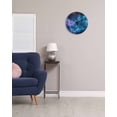 thumbnail image 3 of Wall Clock 14 Inch Blue Purple Galaxy Round Silent Decorative Wall Clocks Battery Operated for Living Room Bedroom Kitchen Classroom Decor, Universe Space,Large, 3 of 7