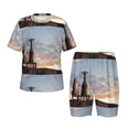 thumbnail image 1 of Balery Elephant Giraffe Conjunto de Pijama Infantil de Manga Corta con Estampado – Ropa de Dormir de Algodón Suave-3X-Large, 1 of 5