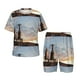 thumbnail image 1 of Balery Elephant Giraffe Conjunto de Pijama Infantil de Manga Corta con Estampado – Ropa de Dormir de Algodón Suave-3X-Large, 1 of 5