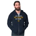 thumbnail image 5 of United States Navy Sailor Husband Zip Up Hoodie Men's Women's Brisco Brands S, 5 of 6