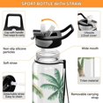 thumbnail image 4 of Sports Water Bottle 1000ML Tritan Food Grade Clear Water Bottle Fitness Outdoor Sports Bike Kathon Palm Tree, 4 of 7