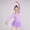 A323 Purple, variant on Girls Long Sleeve Ballet Leotard Dress V Neck Skirted Dancewear Athletic Gymnastics Bodysuit Professional Fall Winter Ballerina Dance Apparel Kids Toddler Skirted Dresses