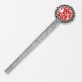 thumbnail image 2 of Valentine's Day Vintage Silver Lace-Edged Bookmark: a Gift for Readers and Book Lovers - Book Marker, Reading Accessories, Book Marks, 2 of 5