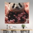 thumbnail image 2 of Sikiie Cute Cloud Panda tapestry wall hanging home decor for bedrooms, living rooms, dorms 60x51in, 2 of 6