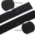thumbnail image 3 of Sewing Touch Fastener Strap Reusable Magic Nylon Fabric Strip Non-Adhesive Hook and Loop Fastener Tape for DIY Craft Accessories White 1meter 25mm Wide, 3 of 6
