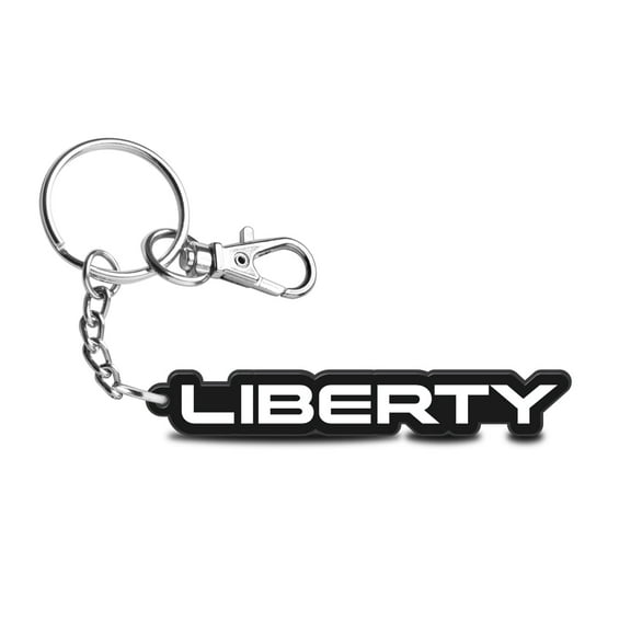 Jeep Liberty Custom Laser Cut with UV Full-Color Acrylic Charm Key Chain