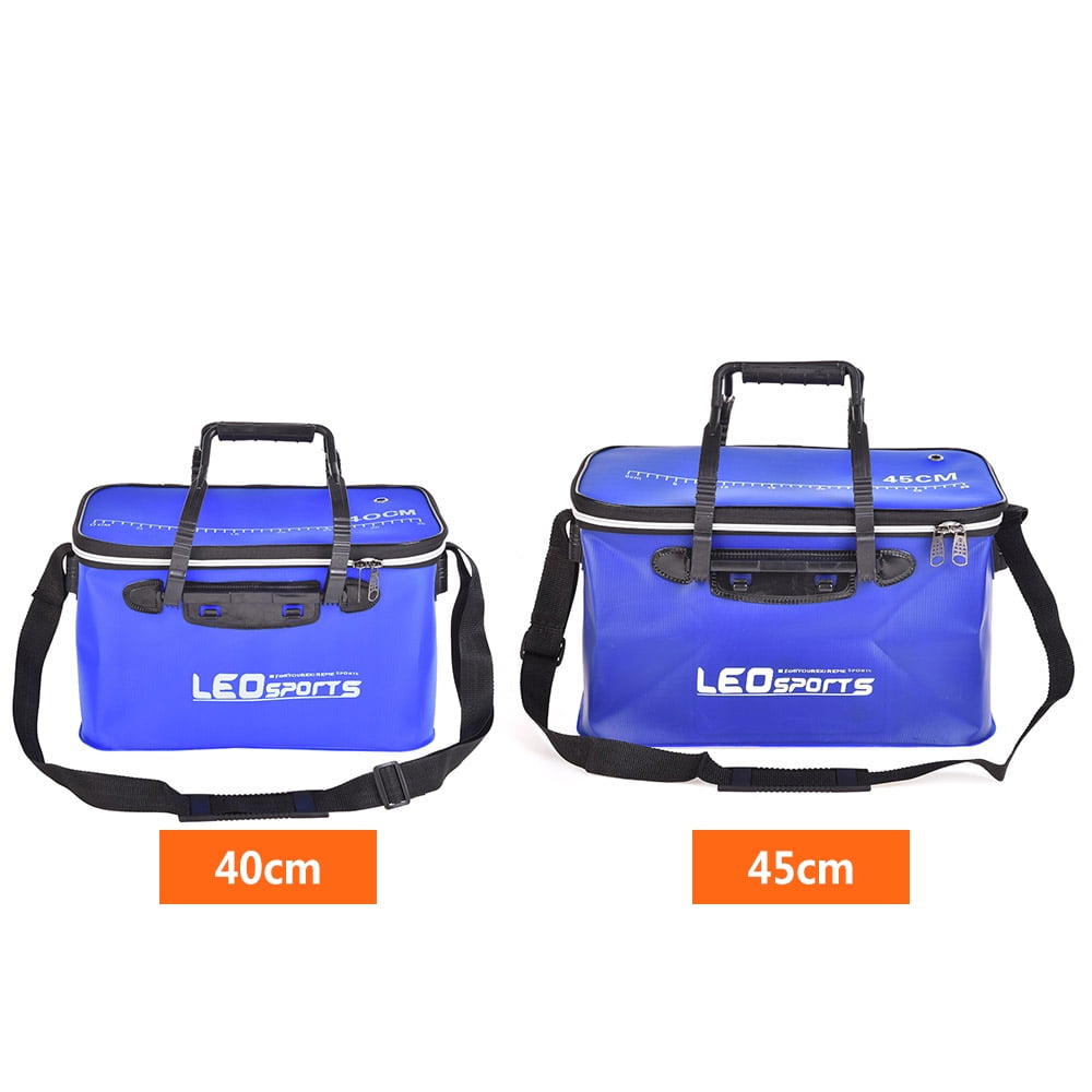Details about   40cm/45cm Fishing Bag Portable Outdoor Foldable Eva Bucket Handle Case Camping 