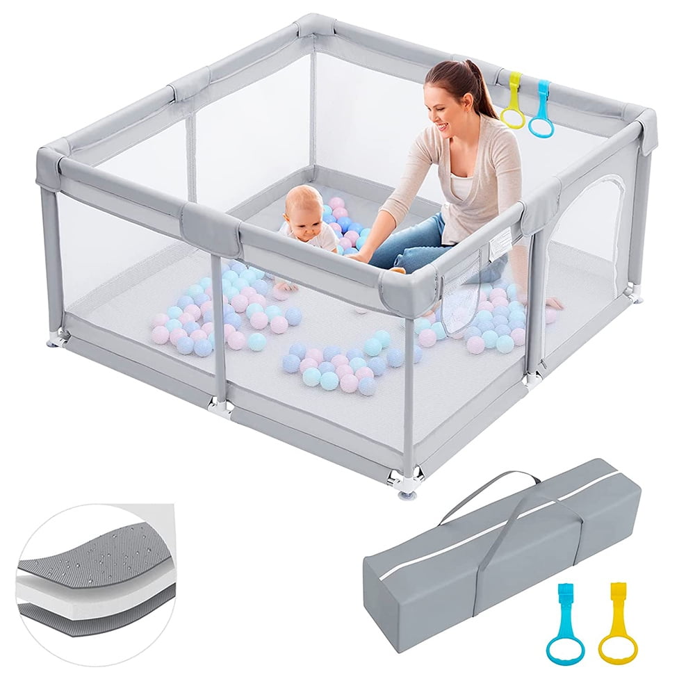 Playpen For Babies And Toddler, 50x50 Inches Large Babies Playpen, Baby 