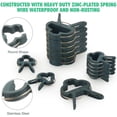 thumbnail image 4 of 20PCS Adjustable Plant Support Clips Garden Stake Covers Support Structure Tether for Garden, Vine,, 4 of 5