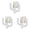 White, variant on 1 Pack Self Adhesive Cactus Slipper Hook, TINGXIN Wall Mount Shoe Holder, Household Storage Supply, for Bathroom Space, Kitchen Wall and Living Room Cabinet, Green