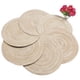 thumbnail image 2 of Paquete De 4 Manteles Individuales Redondos De Protección Del Medio Ambiente, Almohadilla Aislante Para Alimentos, Tapete De Mesa Simple, Posavasos, Tapete Para Tazón Cateissary HA021311-00, 2 of 5