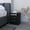 Black, variant on Modern Light Gray Nightstand / Neat Companion for Bedroom Bed
