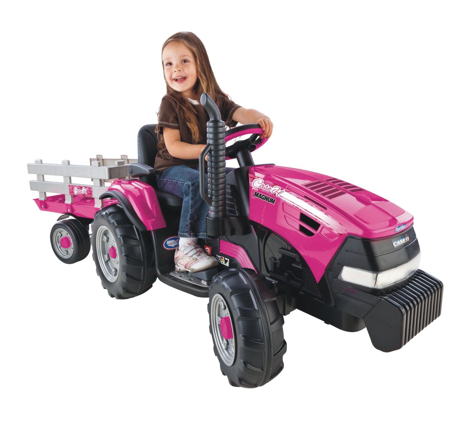 Peg Perego Case IH Magnum Pink Ride-on Vehicle