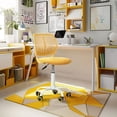 thumbnail image 3 of Homy Casa Adjustable Office Desk Chair, Upholstered Swivel Task Chair for Kids and Teens, Yellow, 3 of 9