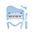 thumbnail image 2 of Small 25 Key Electronic Keyboard Piano Mini Musical Instrument with 360 Degrees Rotatable Microphone Portable Music Piano Keyboard 15 Function Keys Gift for Beginners Keyboards, 2 of 7