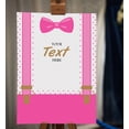thumbnail image 2 of Darling Souvenir MADE WITH LOVE PersonalizedWelcomeBannerPink Suspenders - It's A Girl,Custom Text Poster Party CollectionWelcomeSignGreat For Wedding, Birthday, Engagement Party- 18x12, 2 of 5