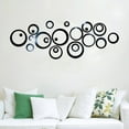 thumbnail image 2 of CCOCC Wall Decals,Simple Design Wall Stickers,Reflective Effect Easy Install Family Wall Decor,Black, 2 of 4