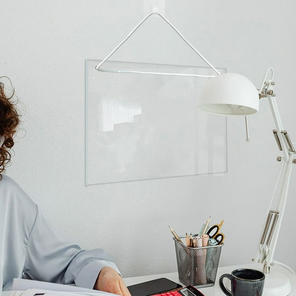 WHAMVOX Clear Dry Erase Board for Wall Acrylic Writing Board with High and Modern Design Multi Color