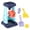 Blue, variant on Beach Toys, 5 Pcs Sand Toys Set, Beach Toys for 1-3, Water Wheel Sifter Shovels Set, Including Water Wheel, Rake, Shovel, Sand Molds, Sandbox Toys for 3-12, 7.67x4.72"