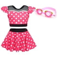 thumbnail image 1 of Traje de baño de dos piezas para niñas de Disney Princess Snow White, conjunto de falda superior, traje de baño Frozen Elsa Anna, Bikini Jasmine Ariel, ropa de playa 4T (Tag120) Gao Jinjia LED, 1 of 2