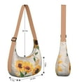 thumbnail image 5 of Rustic Country Style Sunflower Crossbody Bag Floral Vintage Adjustable Strap Shoulder Purse for Women Boho Lightweight Travel Bag for Everyday Use, 5 of 5