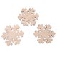 thumbnail image 5 of 6 Piezas de madera cortadas formas artesanía adorno colgante decoración de nieve 2 Sunnimix Adorno de madera, 5 of 8