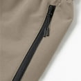 thumbnail image 4 of QATAINLAV Sale of The Day Prime Today, Athletic Jogging Pants for Men Workout Elastic Waist Active Joggers Quick Dry Comfy Running Pants with Zip Pockets Khaki M, 4 of 8