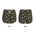 thumbnail image 3 of Susaid funny Retro Skull Print Women's High Waisted Running Shorts Quick Dry Athletic Gym Track Workout Shorts Zip Pocket-XX-Large, 3 of 7