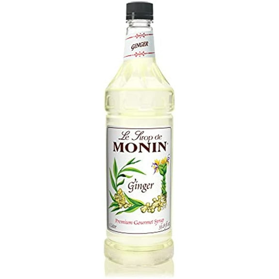 Monin Flavored Syrup, Ginger, 33.8-Ounce Plastic Bottle (1 Liter)