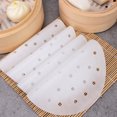 100pcs Bamboo Steamer Papers Disposable NonStick Steamer Mat Oil Paper