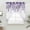 Purple, variant on Grey Swag Valances for Windows, Kitchen Curtains 36 Inch Length 2 Panels Set, Eucalyptus Leaves Short Curtains for Small Windows Rod Pocket Cafe Curtains Drapes 28"x36"