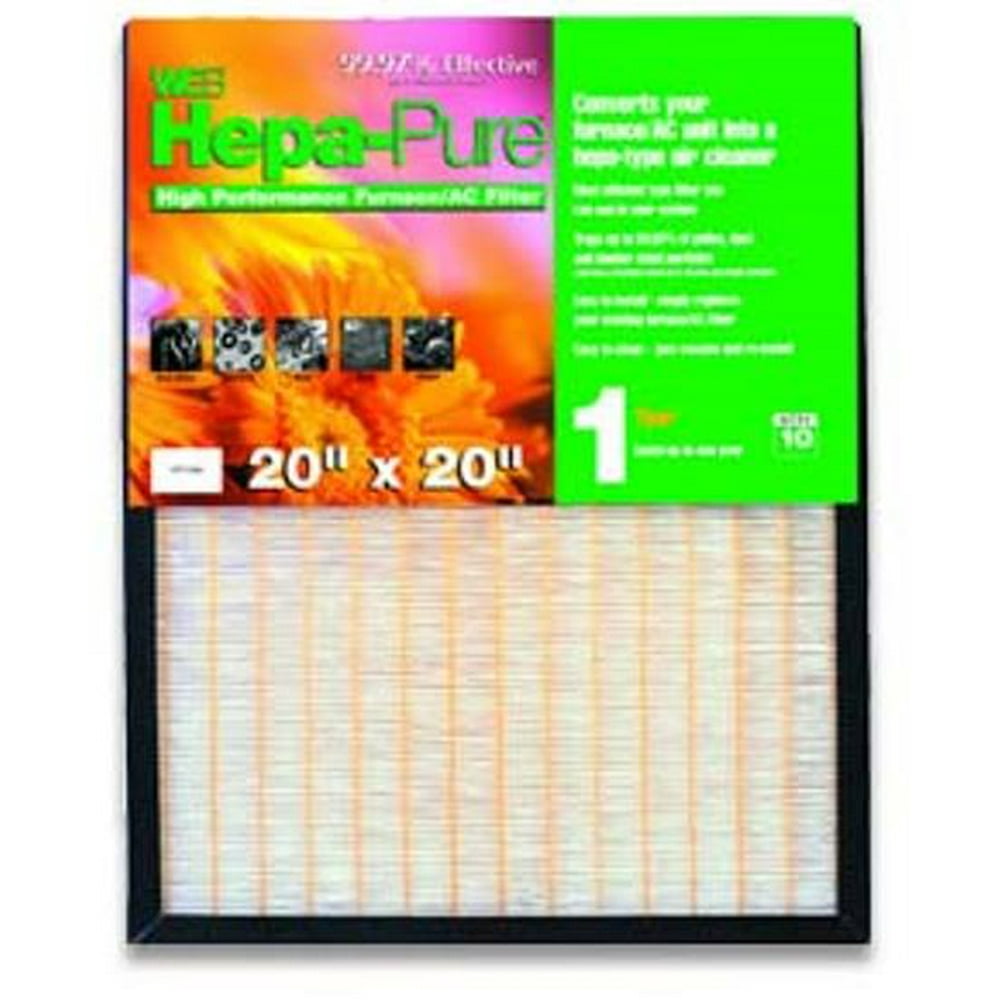 16x25x1 HepaPure High Performance Furnace/AC 1" Thick Filter