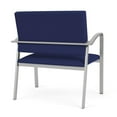 thumbnail image 3 of Newport Reception Waiting Room 18.5" Bariatric Chair / Silver Steel / Blue, 3 of 5