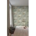 thumbnail image 4 of Aqua Tropical Trees Metallic Wallpaper R8370, 4 of 5