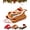 #B, variant on Christmas Dog Bed Sleigh, Cozy Holiday Pet Bed with Non-Slip Base for Small Dogs and Cats