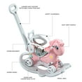 thumbnail image 2 of Wohh Rocking Horse for Toddlers , Balance Bike Ride On Toys with Push Handle, Versatile PE Rocking Horse for Kids-Pink, 2 of 6