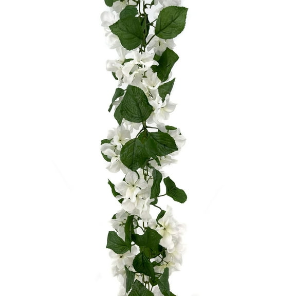 6ft. White Hydrangea Chain Garland by Ashland - Faux Hanging Garland Vine for Home Decor - Bedroom - Parties - Weddings - Indoor Use - 1 Pack