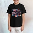 thumbnail image 2 of Staki T Shirts for Boys Boy's Graphic Tees Short Sleeve Crew Neck Summer Trendy T-Shirts Clothes for Teen Boys 2-9Y 10-14Y(Black,9-10 Years), 2 of 4