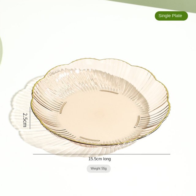 Fruit Tray Phnom Penh Pattern Round Smooth Bowl Multifunctional High Quality Ins Wind Kitchen Accessories Kitchen Dinnerware 05 small