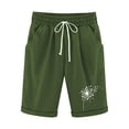 thumbnail image 1 of Mujeres Pantalones Cortos Casual, Cintura Elástica Día de la Independencia de la Impresión Pantalones Cortos con Cordón con Bolsillos para Verano Primavera de Uso Diario, Pantalones Cortos de Verano P, 1 of 4