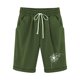 thumbnail image 1 of Mujeres Pantalones Cortos Casual, Cintura Elástica Día de la Independencia de la Impresión Pantalones Cortos con Cordón con Bolsillos para Verano Primavera de Uso Diario, Pantalones Cortos de Verano P, 1 of 4
