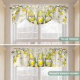 thumbnail image 5 of Tie Up Valance Curtain for Kitchen,Rustic Gnome Lemon Fruit Leaf Rod Pocket Short Curtains Adjustable Tie-Up Shade Valances,Tree Branch Retro Back Window Treatment for Bathroom Living Room Bedroom, 5 of 9