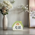 thumbnail image 2 of Unique Bargains House-Shaped Alarm Clock Green Owl 4.3"L x 2.4"W x 5.0"H, 2 of 4