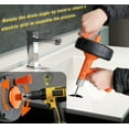 thumbnail image 6 of HimaPro Flexible Drum Auger Plumbing Snake Drain Snake Auger 25 Feet Heavy Duty Clog Remover, 6 of 9
